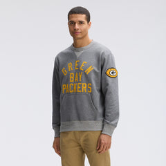 Green Bay Packers IconicFleece Pocket Sweatshirt Athletic Heather Gray - Fanatics