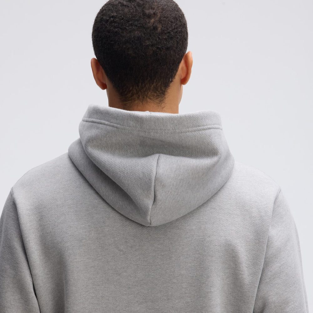 Las Vegas Raiders IconicFleece Flocked Hoodie Heather Gray - Fanatics
