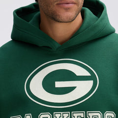 Green Bay Packers IconicFleece Flocked Hoodie Green - Fanatics