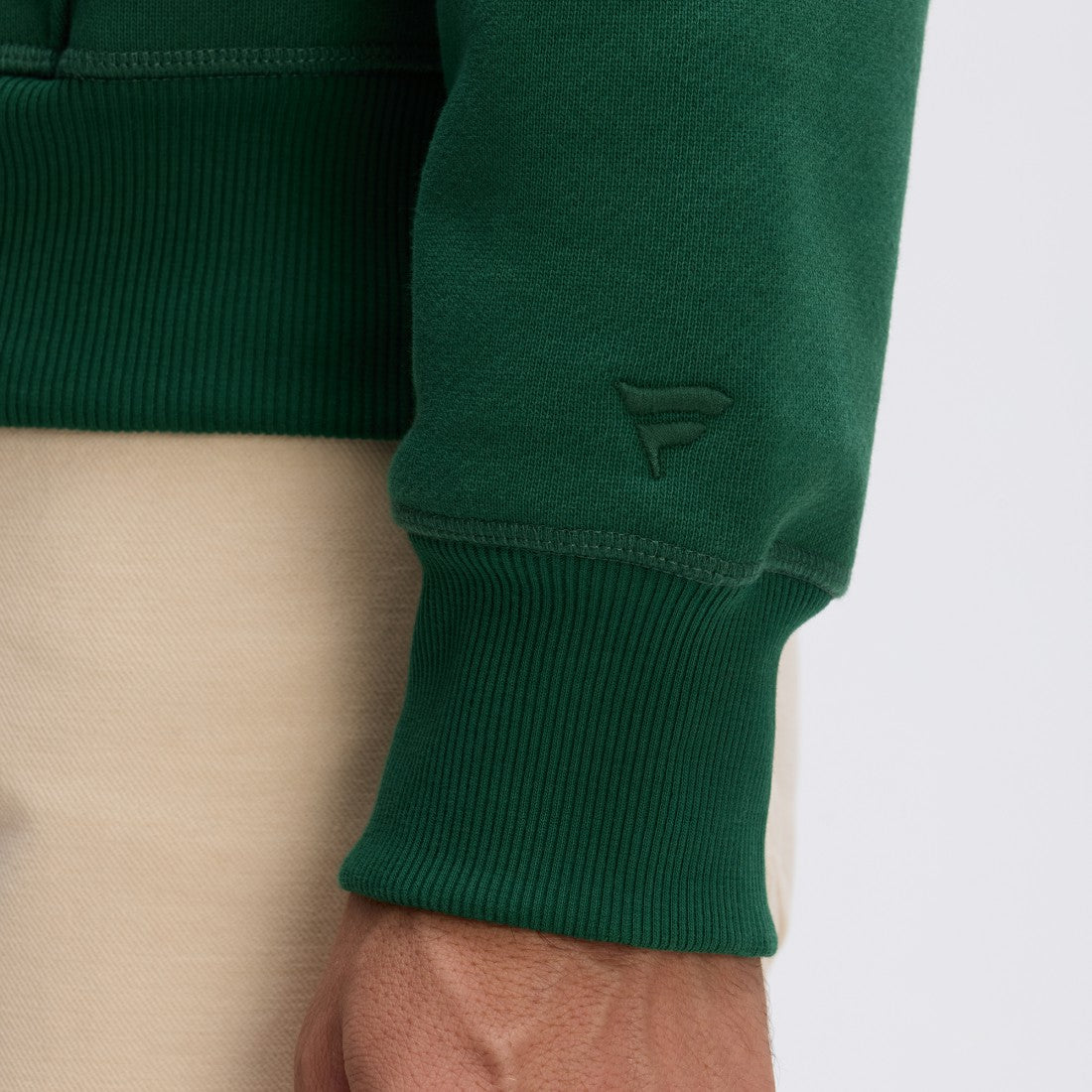 Green Bay Packers IconicFleece Flocked Hoodie Green - Fanatics