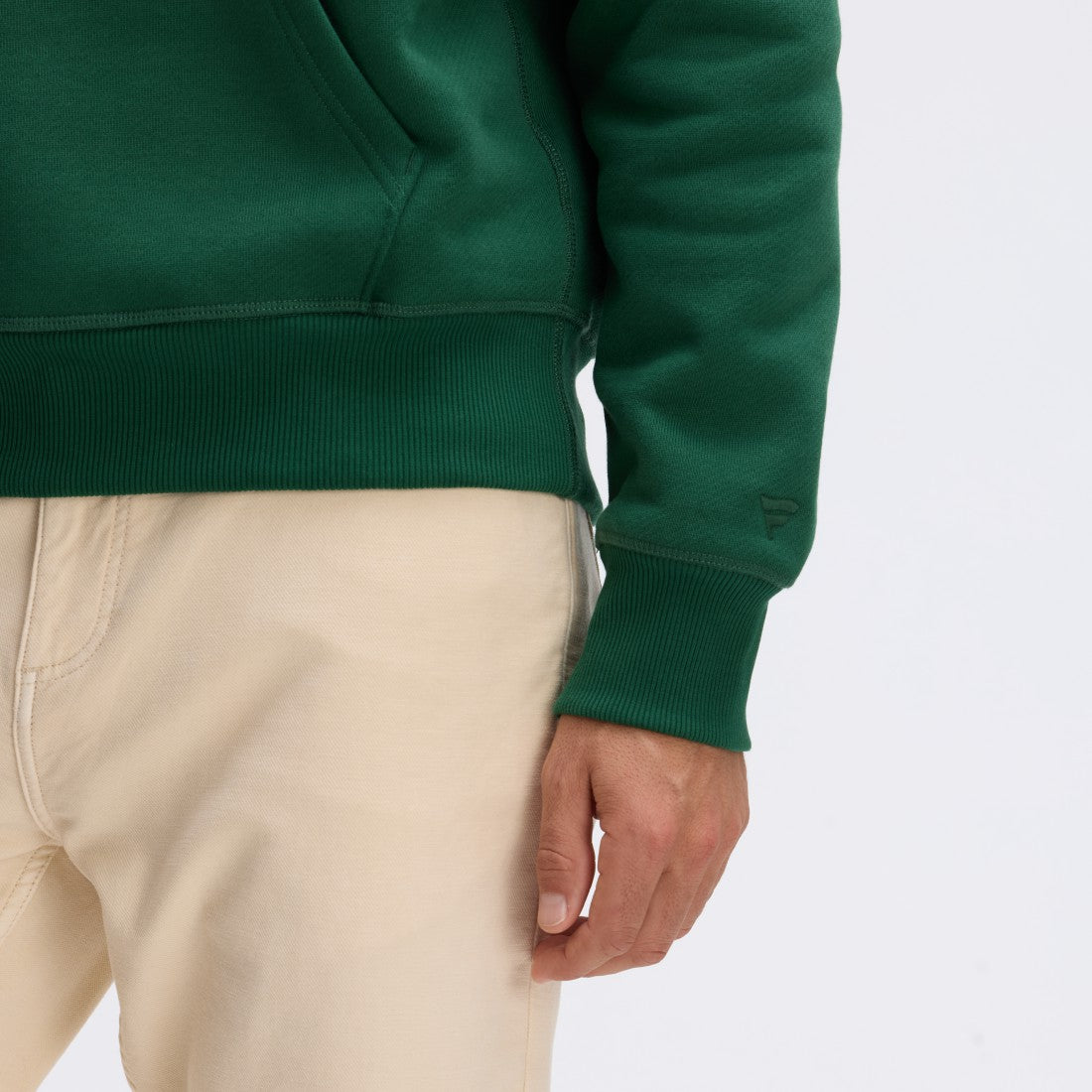 Green Bay Packers IconicFleece Flocked Hoodie Green - Fanatics