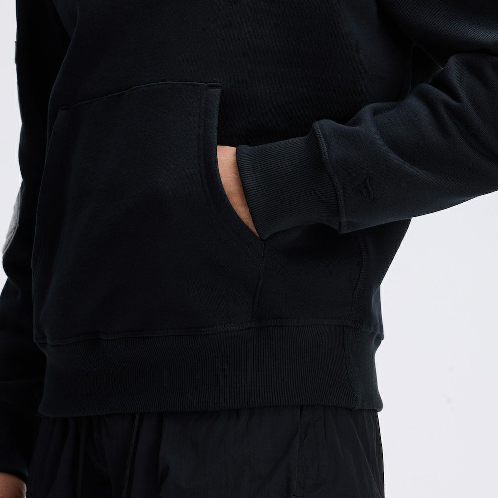 Las Vegas Raiders IconicFleece Letterman Hoodie Black - Fanatics