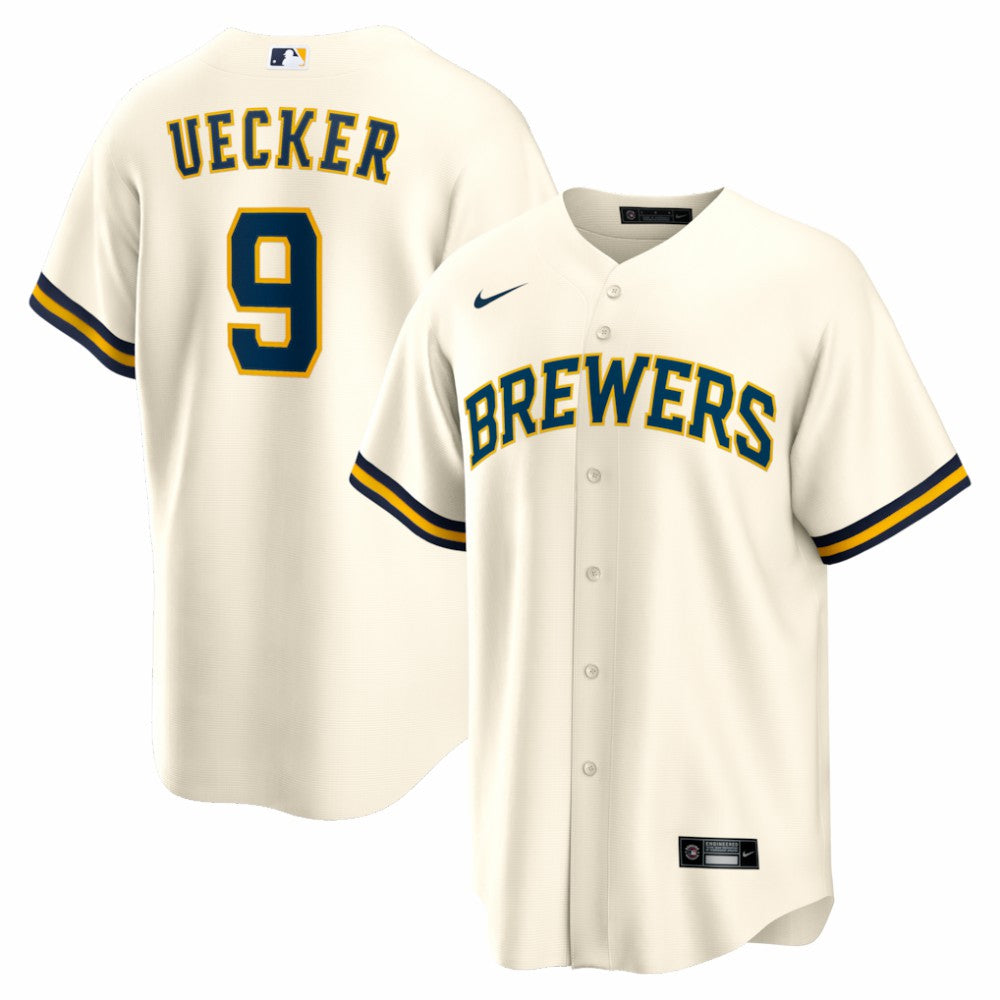 Bob Uecker Milwaukee Brewers Nike Home Retired Player Replica Jersey Near Me