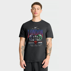 Denver Broncos vs. New York Jets International Games London 2025 T-Shirt Black - Nike