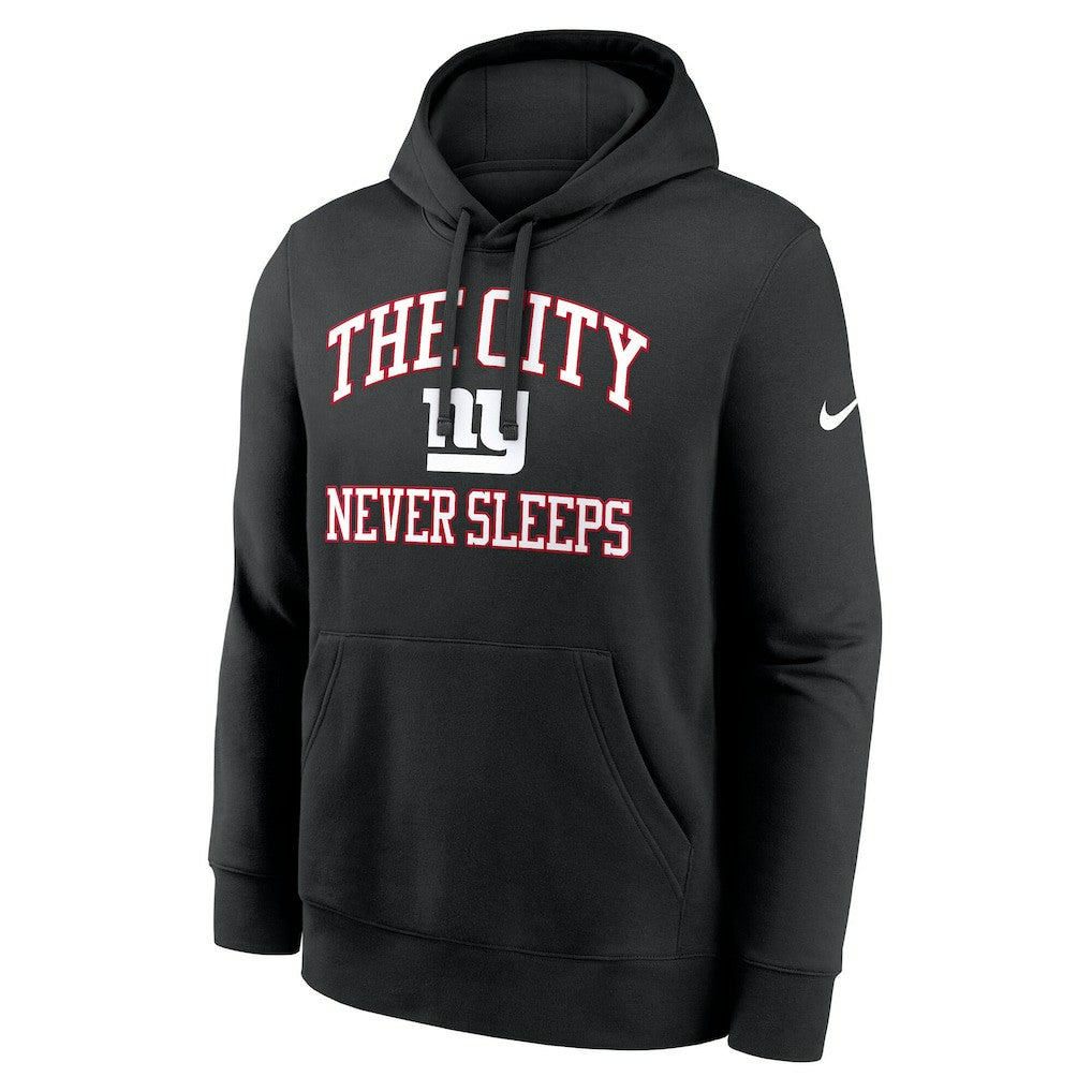 New York Giants The City Never Sleeps Club Fleece Hoodie Black - Nike