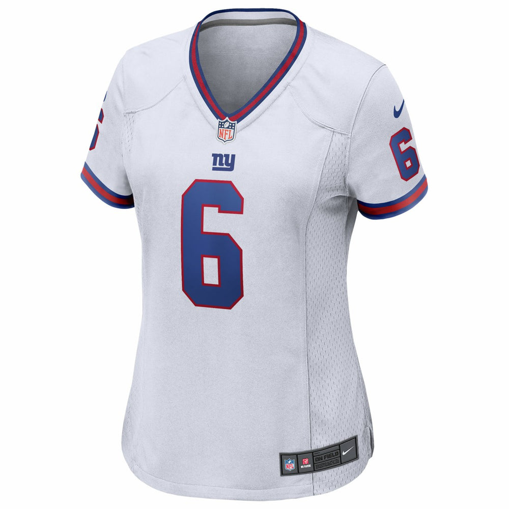Jaxson Dart New York Giants Women's Alternate Vintage White Game Jersey White - Nike