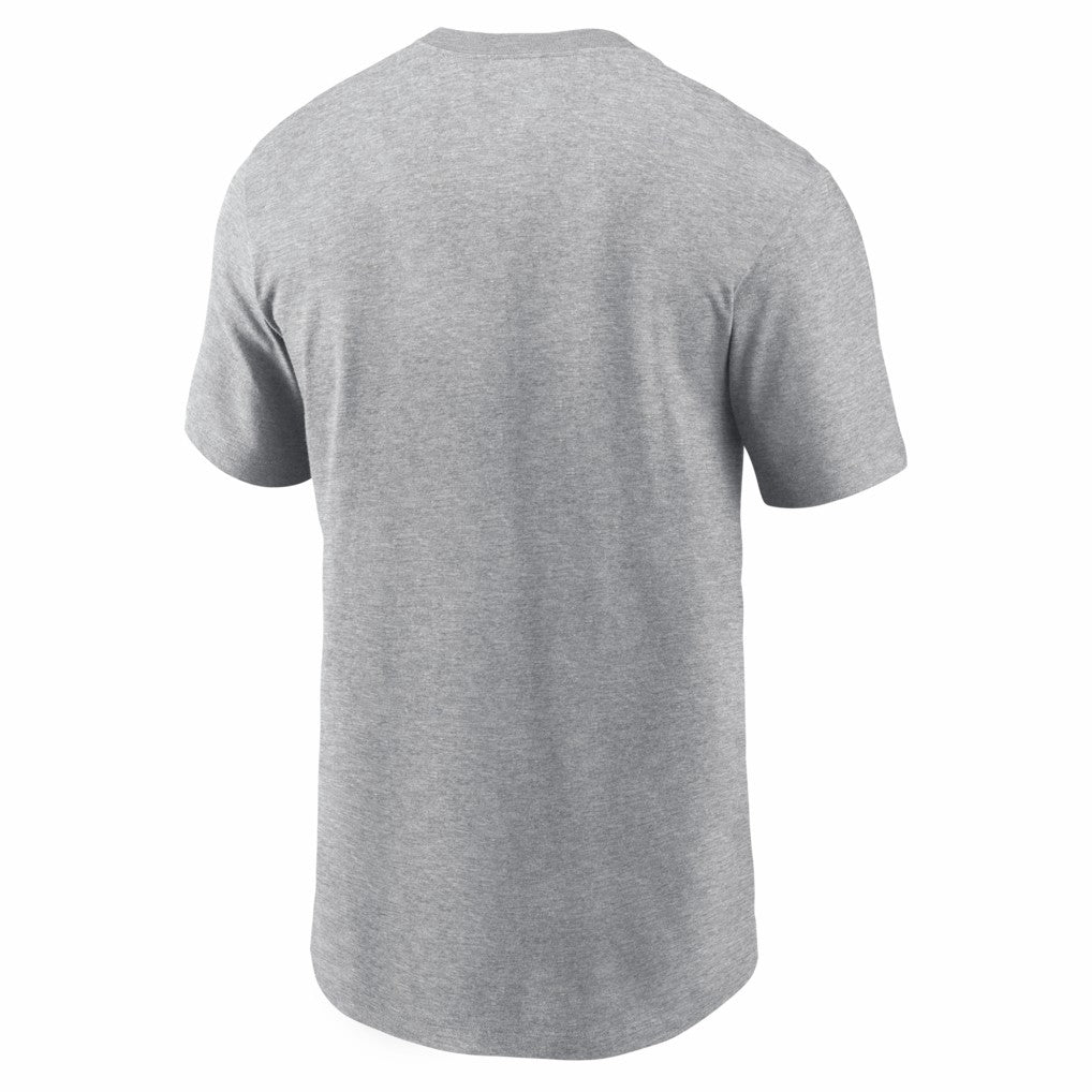 New England Patriots 2025 AFC Champions Locker Room Trophy Collection Tall T-Shirt Heather Gray - Nike