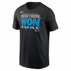 Carolina Panthers 2025 NFC South Division Champions Locker Room Trophy Collection T-Shirt Black - Nike