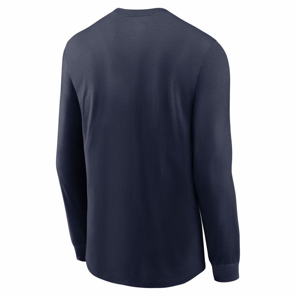 Denver Broncos 2025 AFC West Division Champions Locker Room Trophy Collection Long Sleeve T-Shirt Navy - Nike