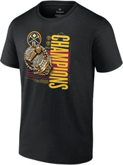 Fanatics - Denver Nuggets 2023 NBA Finals Champions Slam Bling Ring T-Shirt - Black