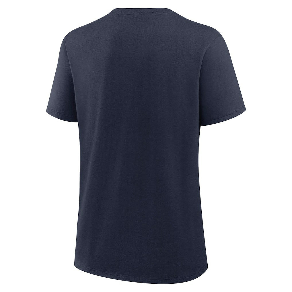 New England Patriots Women's 2025 AFC Champions Helmet T-Shirt Navy - Nike