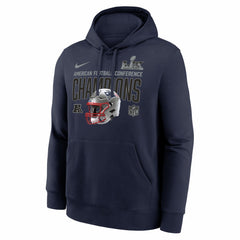 New England Patriots 2025 AFC Champions Glory Shield Hoodie Navy - Nike