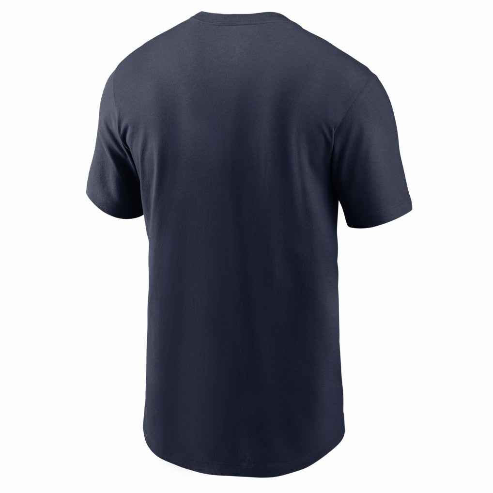 New England Patriots Super Bowl LX Clear Sign T-Shirt Navy - Nike