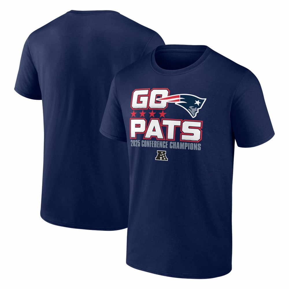 New England Patriots 2025 AFC Champions Hometown T-Shirt Navy - Fanatics
