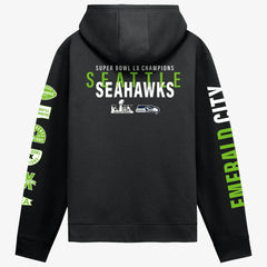 Seattle Seahawks Super Bowl LX Champions Four-Piece Hoodie Black - Fanatics