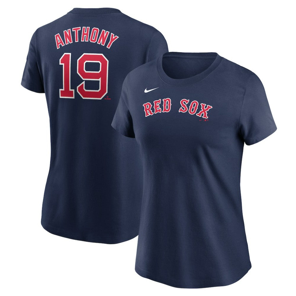 Roman Anthony Boston Red Sox Nike Women's Cooperstown Collection Fuse Name & Number T-Shirt Clearance