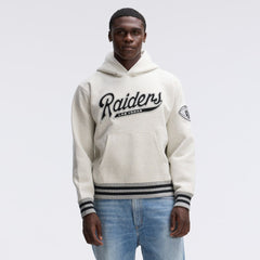 Las Vegas Raiders IconicFleece Tipped Hoodie Oatmeal - Fanatics