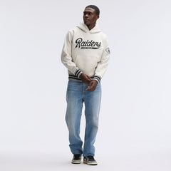 Las Vegas Raiders IconicFleece Tipped Hoodie Oatmeal - Fanatics