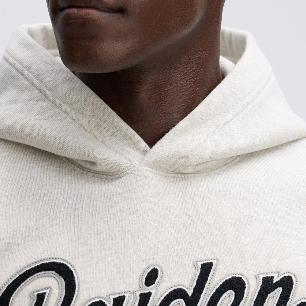 Las Vegas Raiders IconicFleece Tipped Hoodie Oatmeal - Fanatics