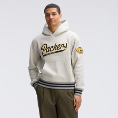 Green Bay Packers IconicFleece Tipped Hoodie Oatmeal - Fanatics