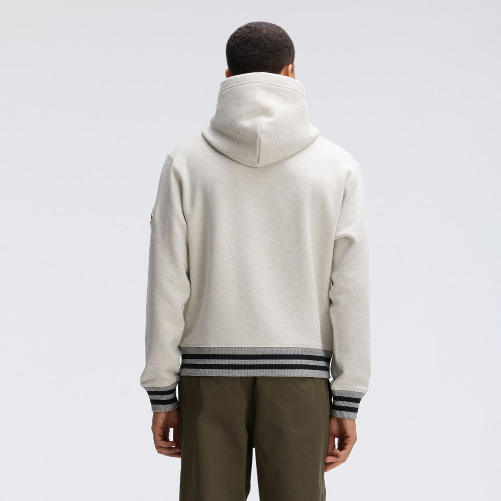 Green Bay Packers IconicFleece Tipped Hoodie Oatmeal - Fanatics