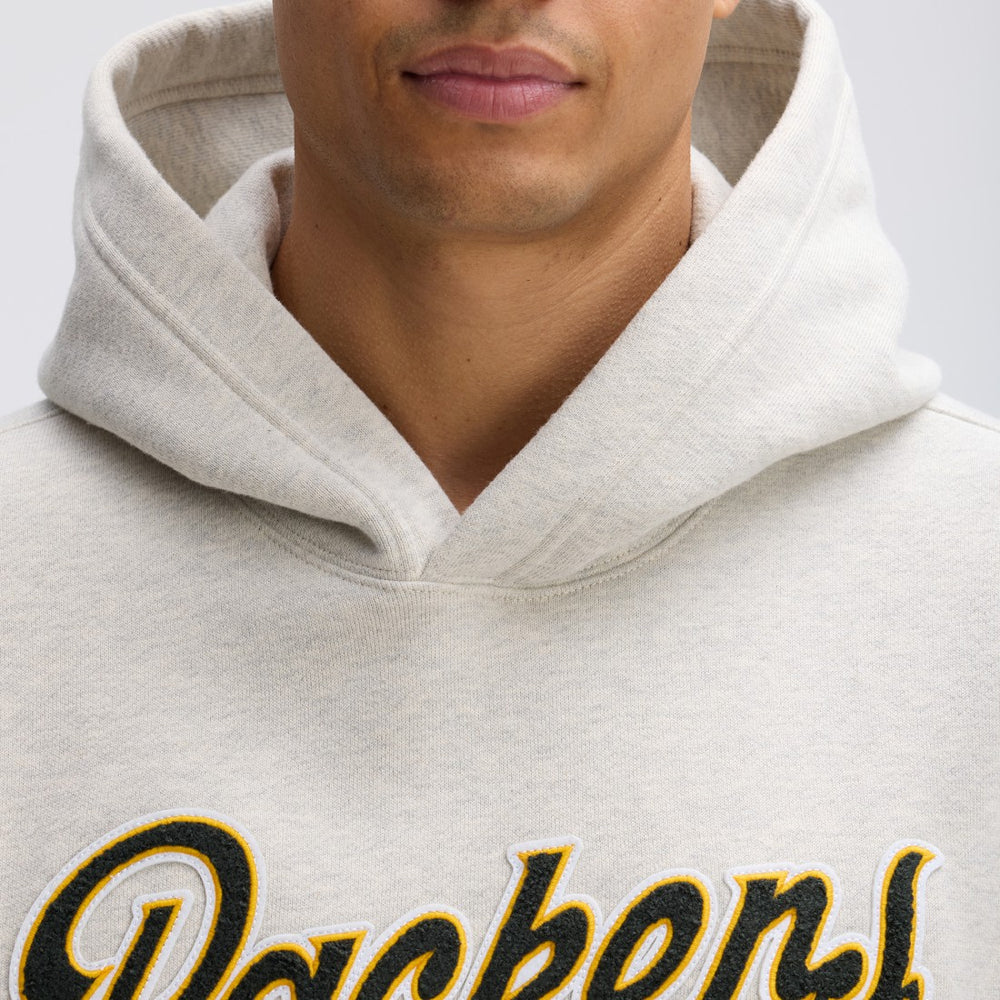 Green Bay Packers IconicFleece Tipped Hoodie Oatmeal - Fanatics
