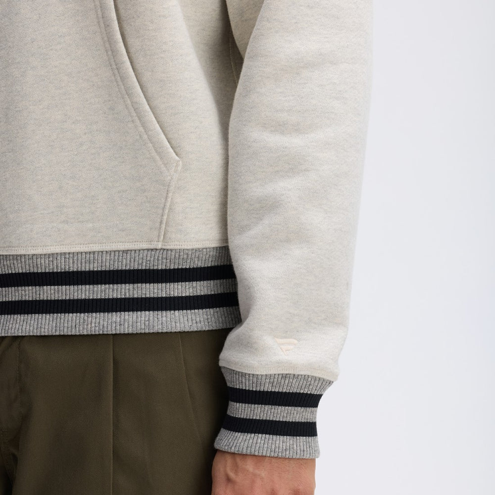 Green Bay Packers IconicFleece Tipped Hoodie Oatmeal - Fanatics
