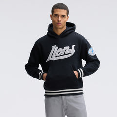 Detroit Lions IconicFleece Tipped Hoodie Black - Fanatics