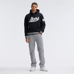 Detroit Lions IconicFleece Tipped Hoodie Black - Fanatics