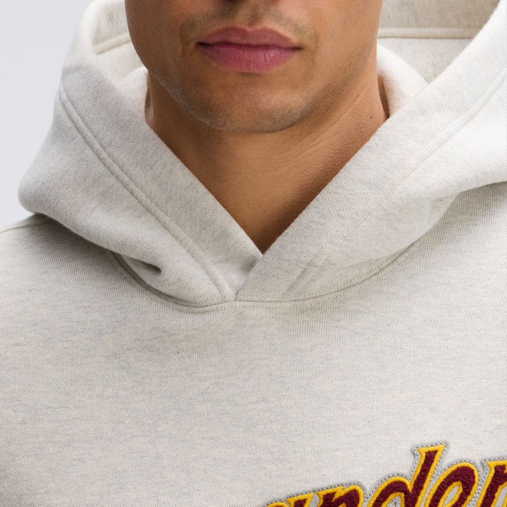 Washington Commanders IconicFleece Tipped Hoodie Oatmeal - Fanatics