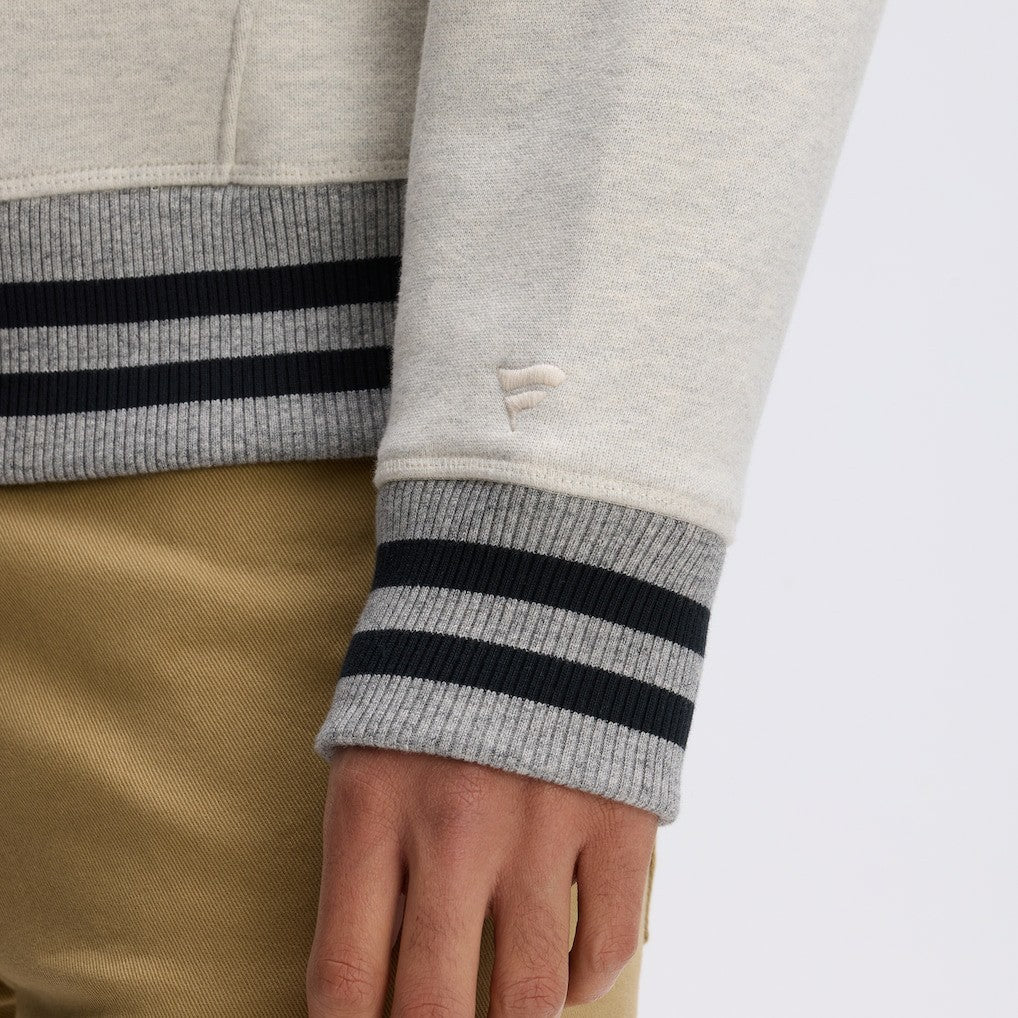 Washington Commanders IconicFleece Tipped Hoodie Oatmeal - Fanatics