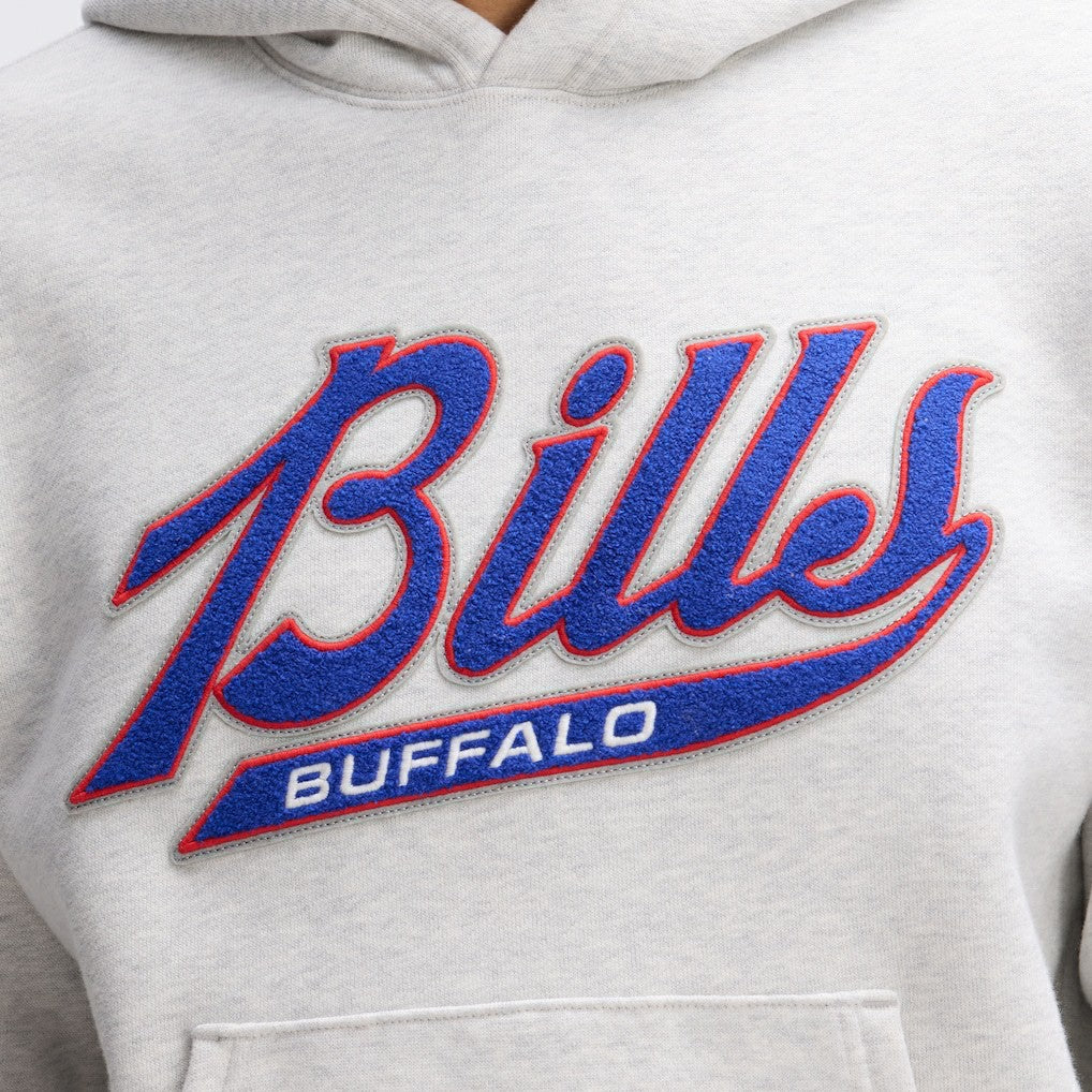 Buffalo Bills IconicFleece Tipped Hoodie Heather Gray - Fanatics