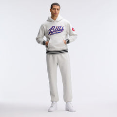 Buffalo Bills IconicFleece Tipped Hoodie Heather Gray - Fanatics