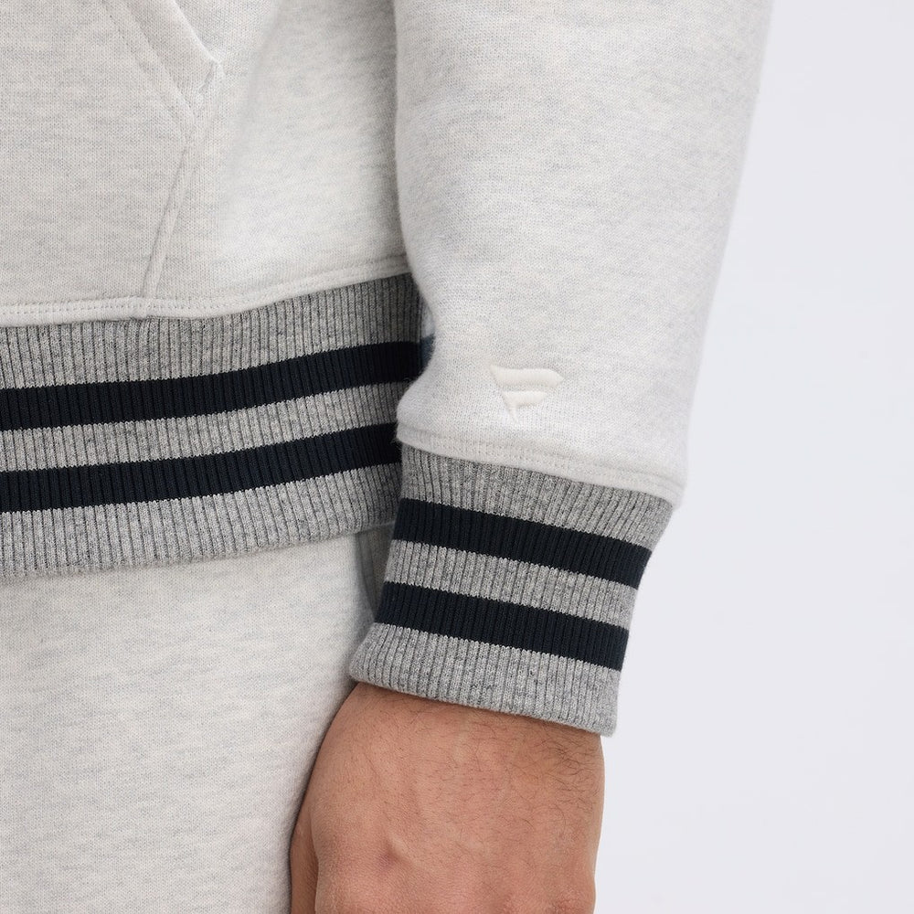 Buffalo Bills IconicFleece Tipped Hoodie Heather Gray - Fanatics