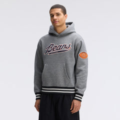 Chicago Bears IconicFleece Tipped Hoodie Athletic Heather Gray - Fanatics