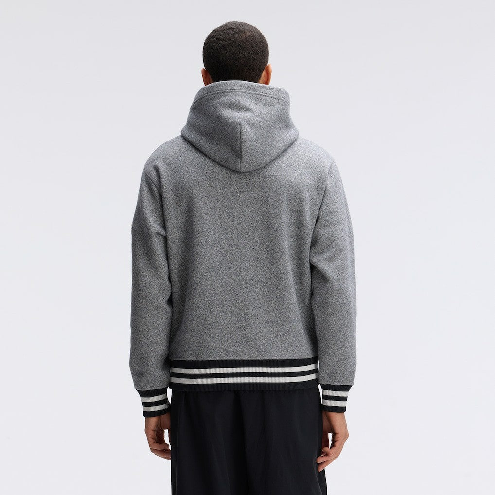 Chicago Bears IconicFleece Tipped Hoodie Athletic Heather Gray - Fanatics