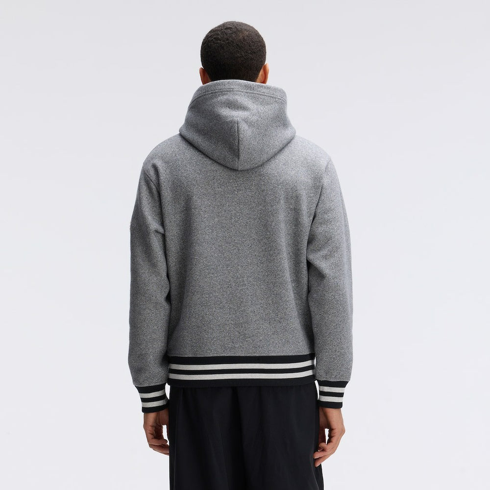 Chicago Bears IconicFleece Tipped Hoodie Athletic Heather Gray - Fanatics