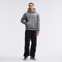 Chicago Bears IconicFleece Tipped Hoodie Athletic Heather Gray - Fanatics
