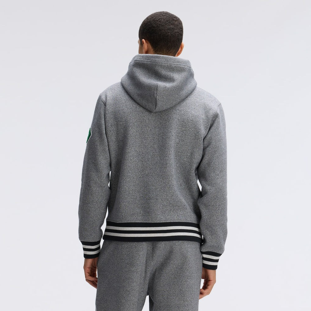 Philadelphia Eagles IconicFleece Tipped Hoodie Athletic Heather Gray - Fanatics