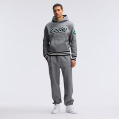 Philadelphia Eagles IconicFleece Tipped Hoodie Athletic Heather Gray - Fanatics