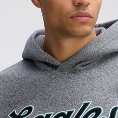 Philadelphia Eagles IconicFleece Tipped Hoodie Athletic Heather Gray - Fanatics