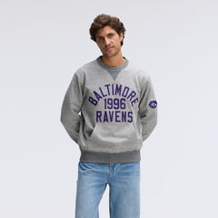 Baltimore Ravens IconicFleece Pocket Sweatshirt Heather Gray - Fanatics