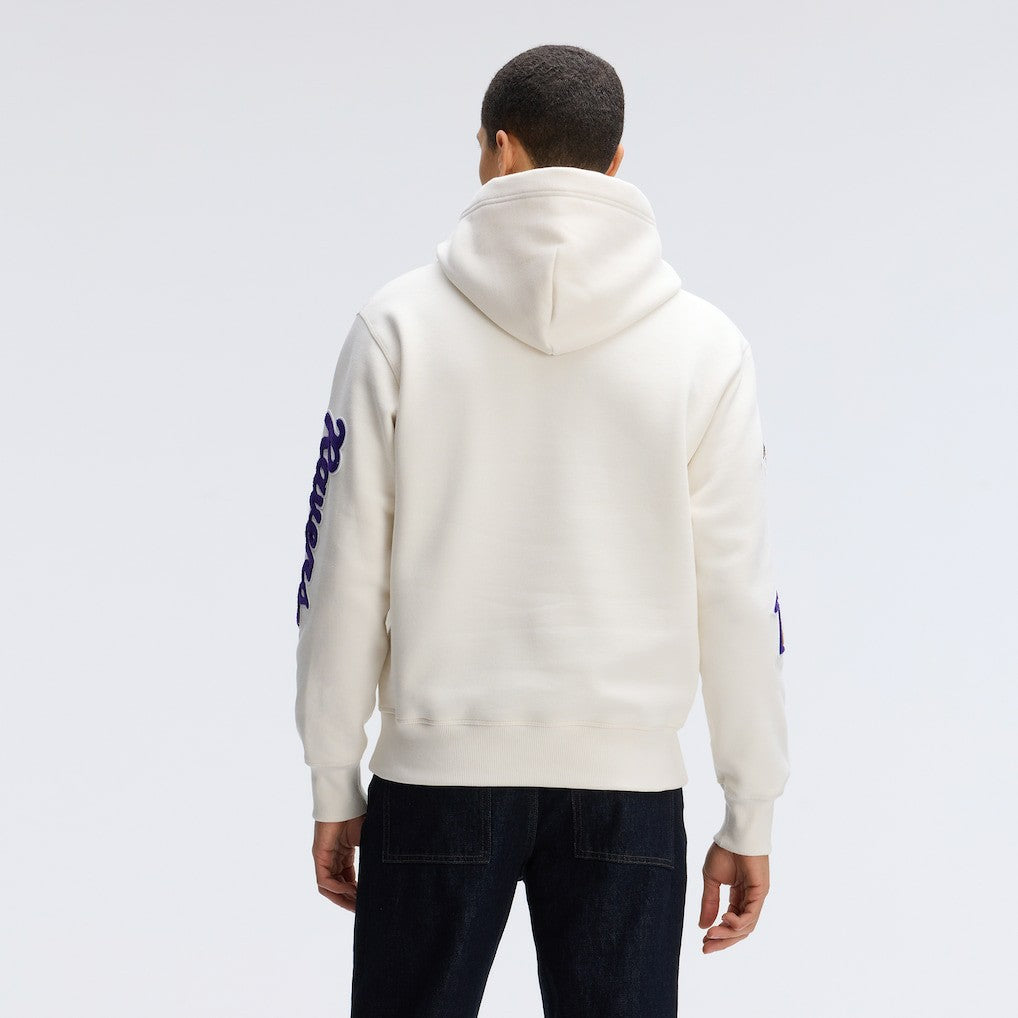 Baltimore Ravens IconicFleece Letterman Hoodie Oatmeal - Fanatics