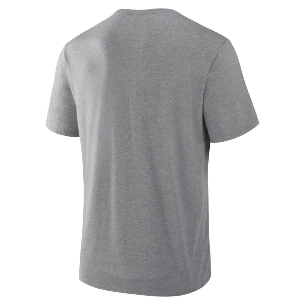 Utah Mammoth - Fanatics Tribute Tri-Blend T-Shirt Heather Gray