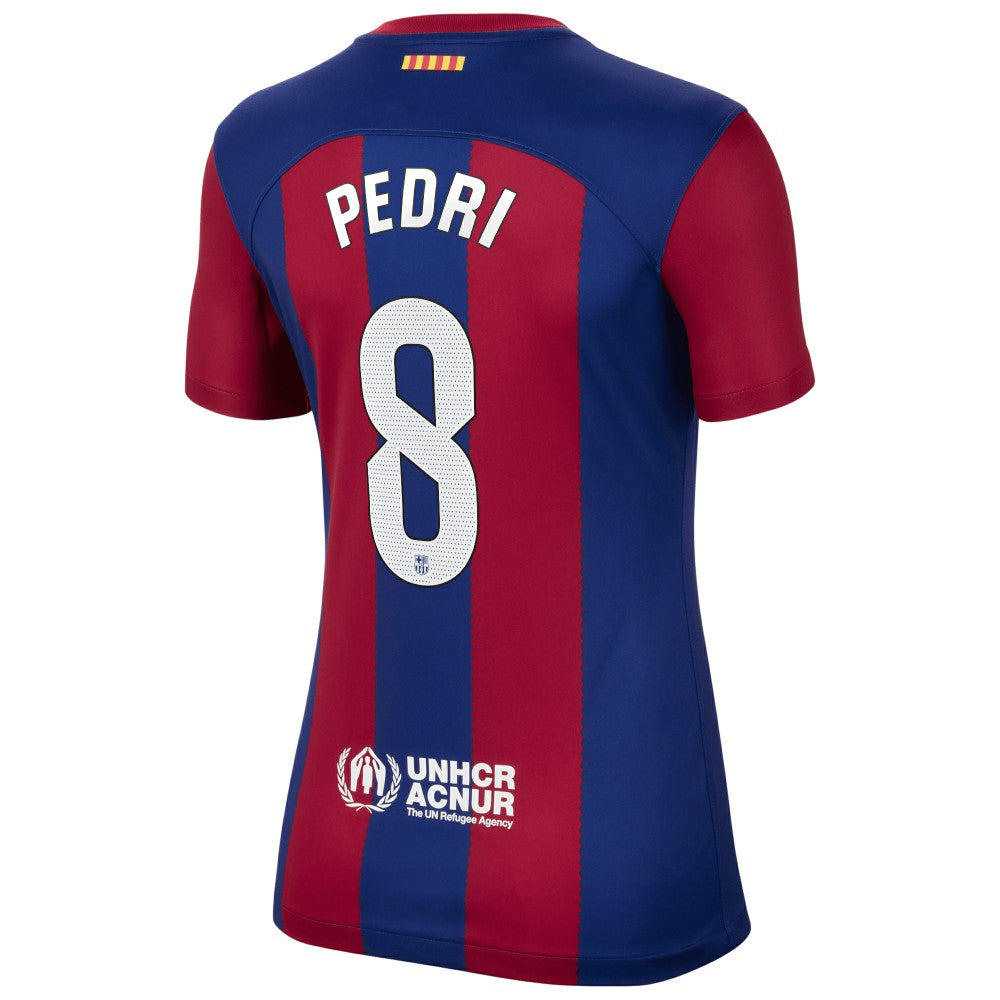 Nike Pedri Barcelona Women's 2023/24 Home Replica Jerseys - Royal