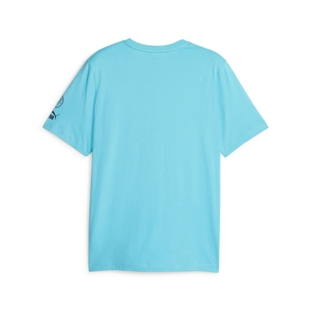 Puma Manchester City FtblCore Graphic T-Shirts - Sky Blue