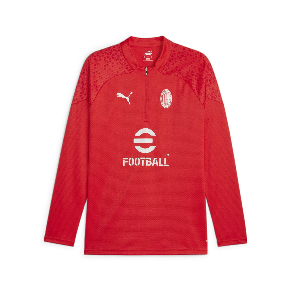 Puma AC Milan 2023/24 Quarter-Zip Training Top - Red