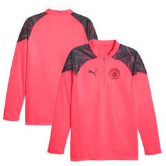 Puma Manchester City 2023/24 Quarter-Zip Training Top - Red