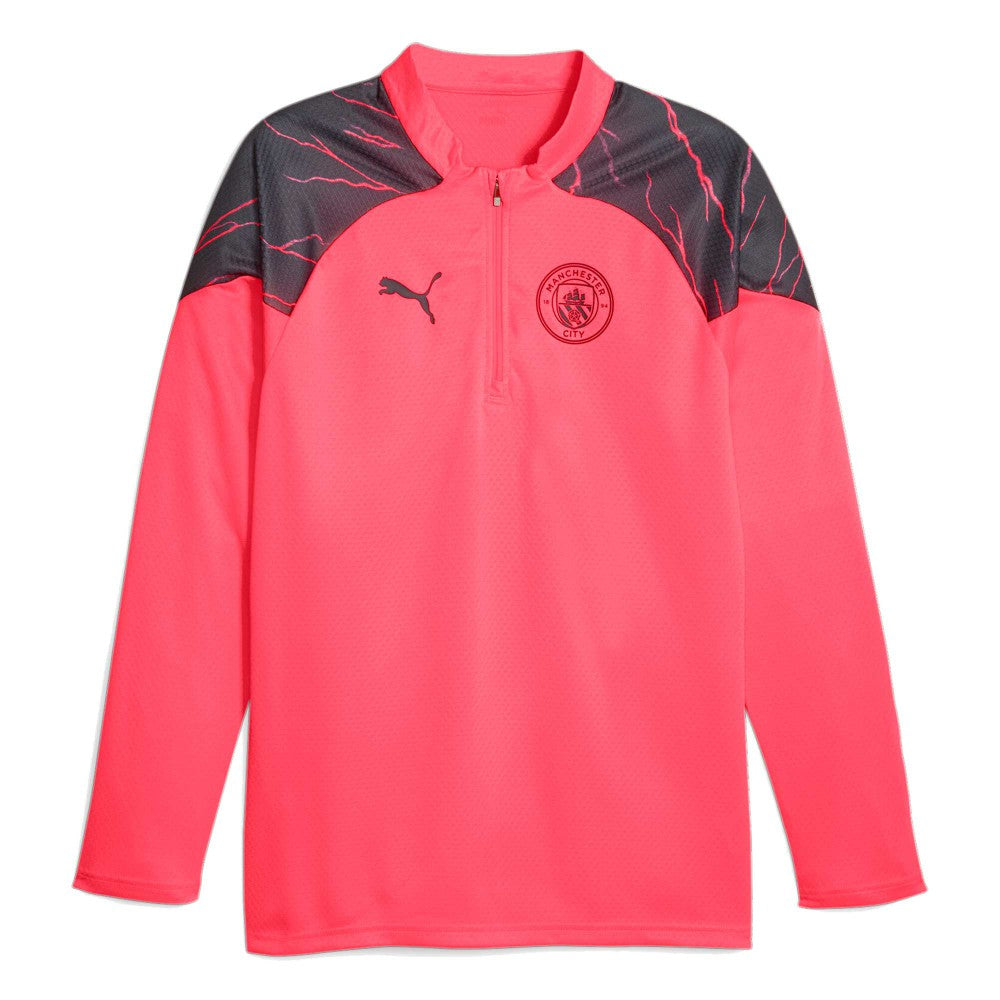 Puma Manchester City 2023/24 Quarter-Zip Training Top - Red