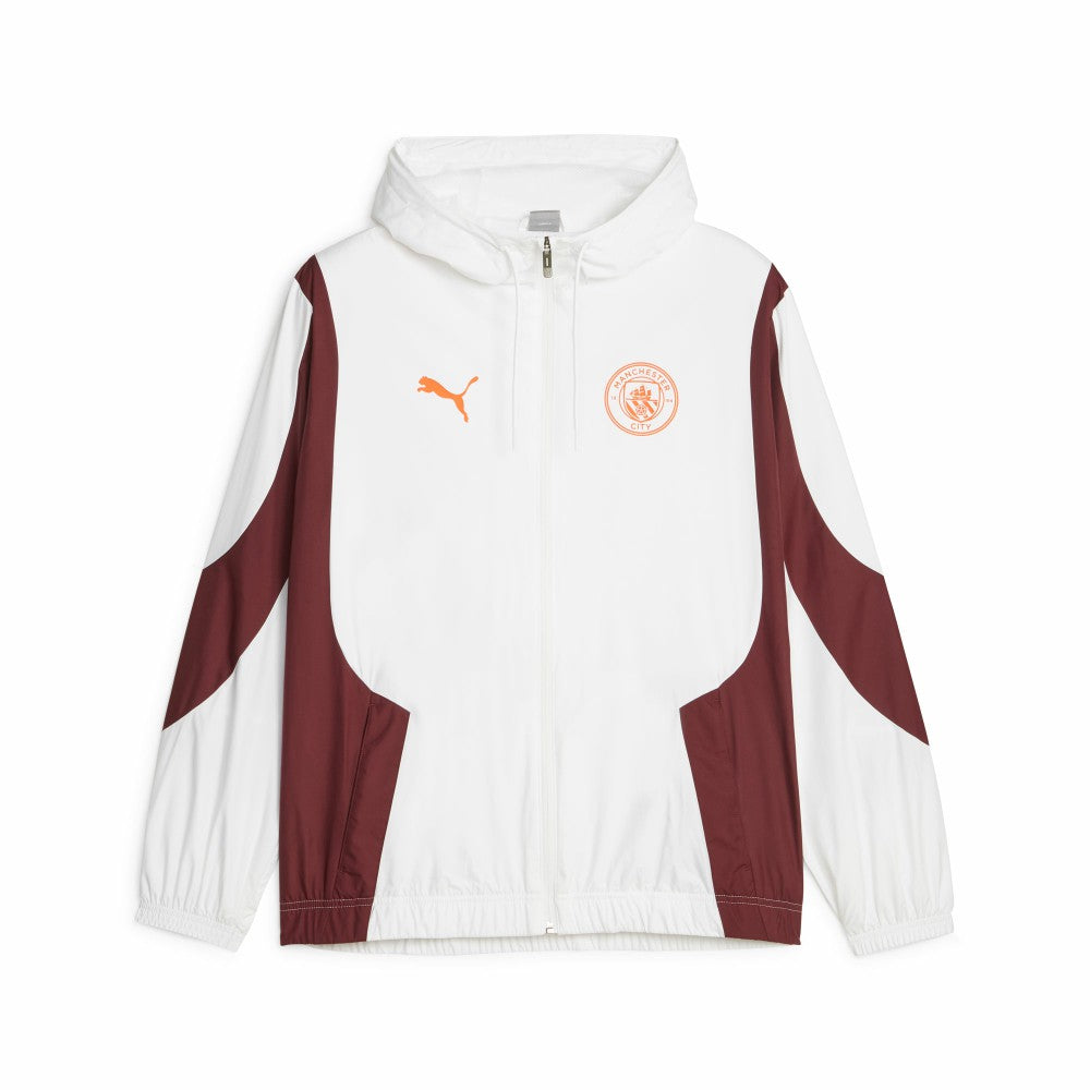 Puma Manchester City 2023/24 Pre-Match Anthem Full-Zip Hoodie Jacket - White